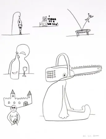 石版画 Breuning  - Random thoughts about life 10