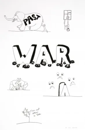 石版画 Breuning  - Random thoughts about life 4