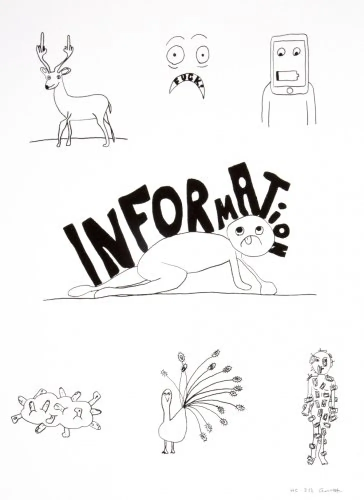 石版画 Breuning  - Random thoughts about life 6