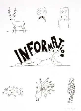 石版画 Breuning  - Random thoughts about life 6