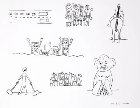 石版画 Breuning  - Random thoughts about life 9