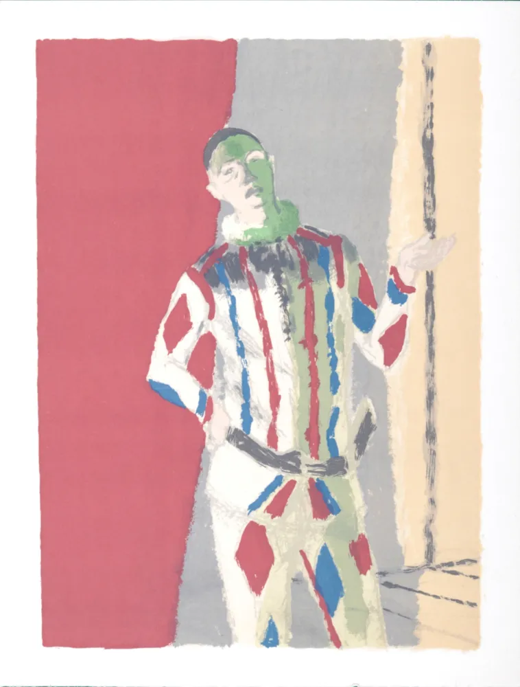 石版画 Brianchon - L'Arlequin, 1972