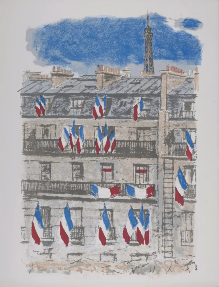 石版画 Brianchon - Le Tricolore, 1962
