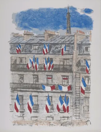 石版画 Brianchon - Le Tricolore, 1962