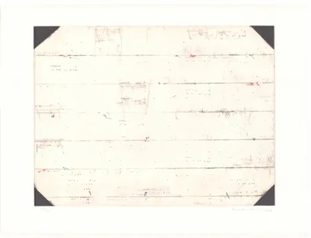 石版画 Brinkmann - Série Barcelone IX