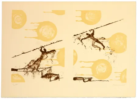 石版画 Brisson - Sans titre