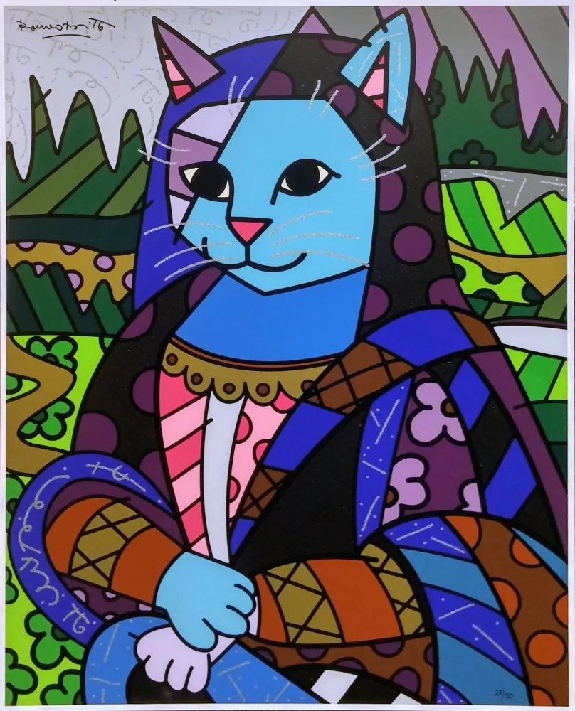 丝网印刷 Britto - MONA CAT