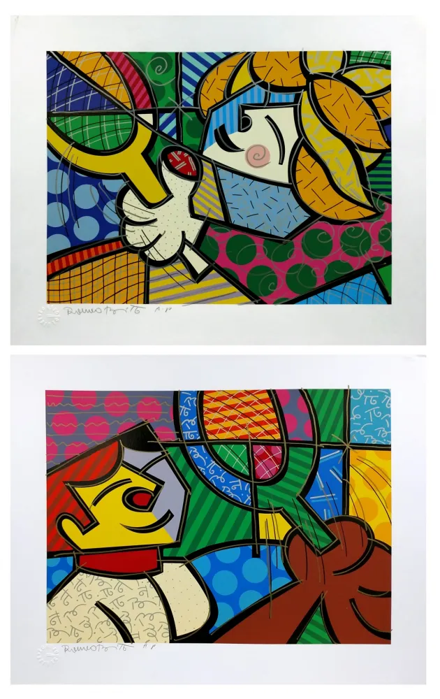 丝网印刷 Britto - TENNIS SUITE (EMBELLISHED) 