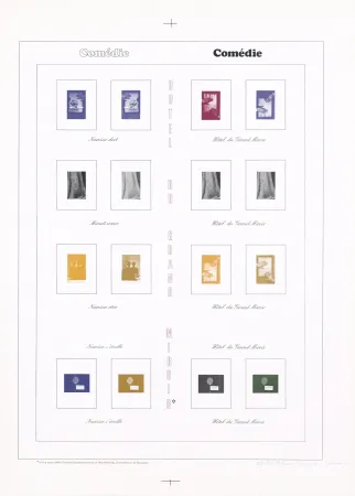 胶版印刷 Broodthaers - Comédie