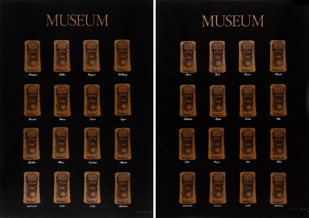 丝网印刷 Broodthaers - Museum - Museum