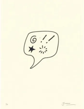 石版画 Brossa - Blasfèmia	