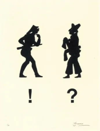 石版画 Brossa - Diàleg