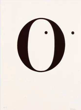 石版画 Brossa - Poema visual. 1970 / 1988