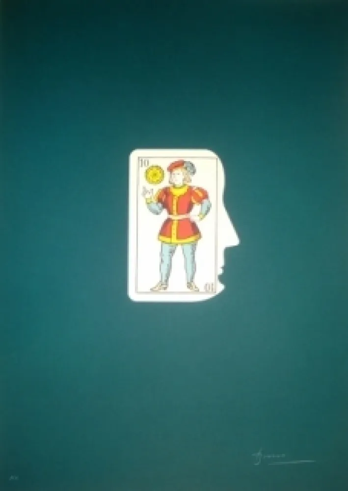 石版画 Brossa - Sans titre 4