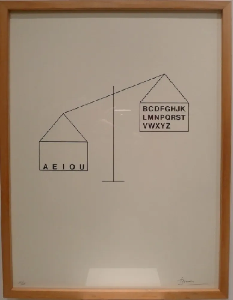 石版画 Brossa - Sin Título