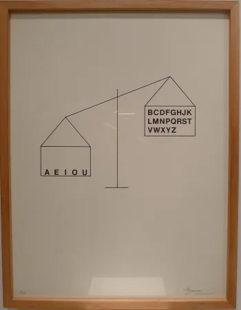 石版画 Brossa - Sin Título