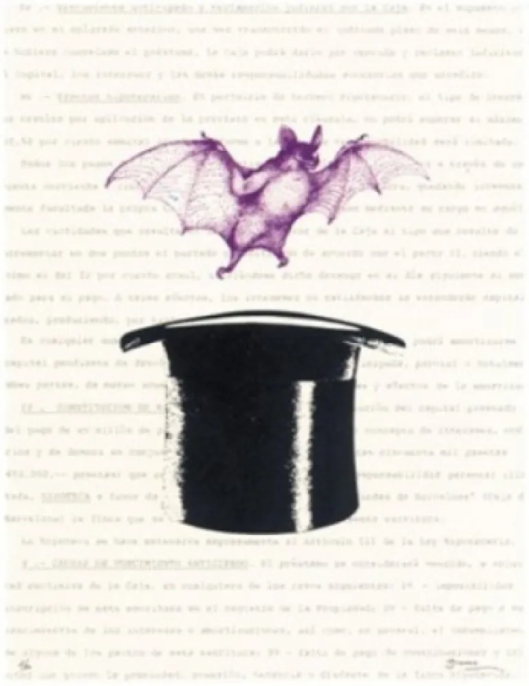 石版画 Brossa - Vampir