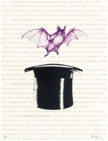 石版画 Brossa - Vampir