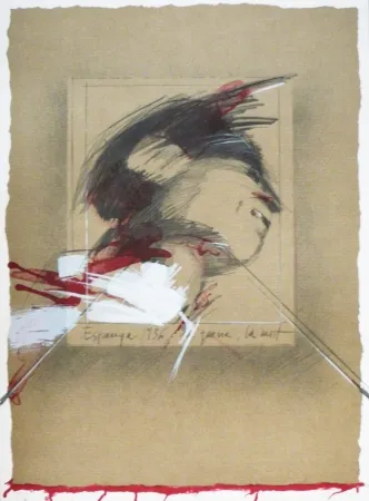 石版画 Bru - Espagne 1936