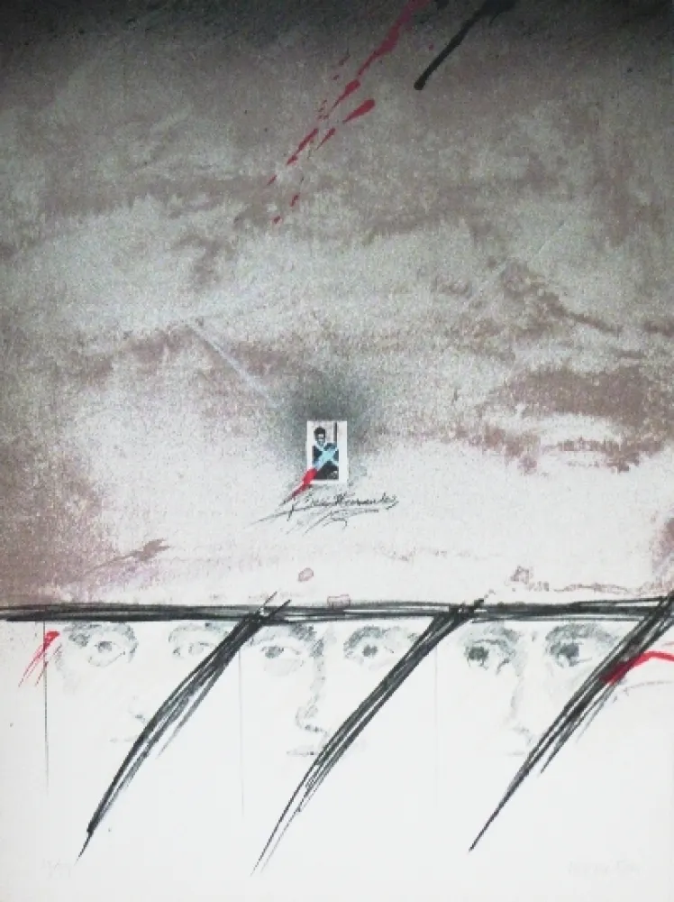 石版画 Bru - Jose Hernandez 