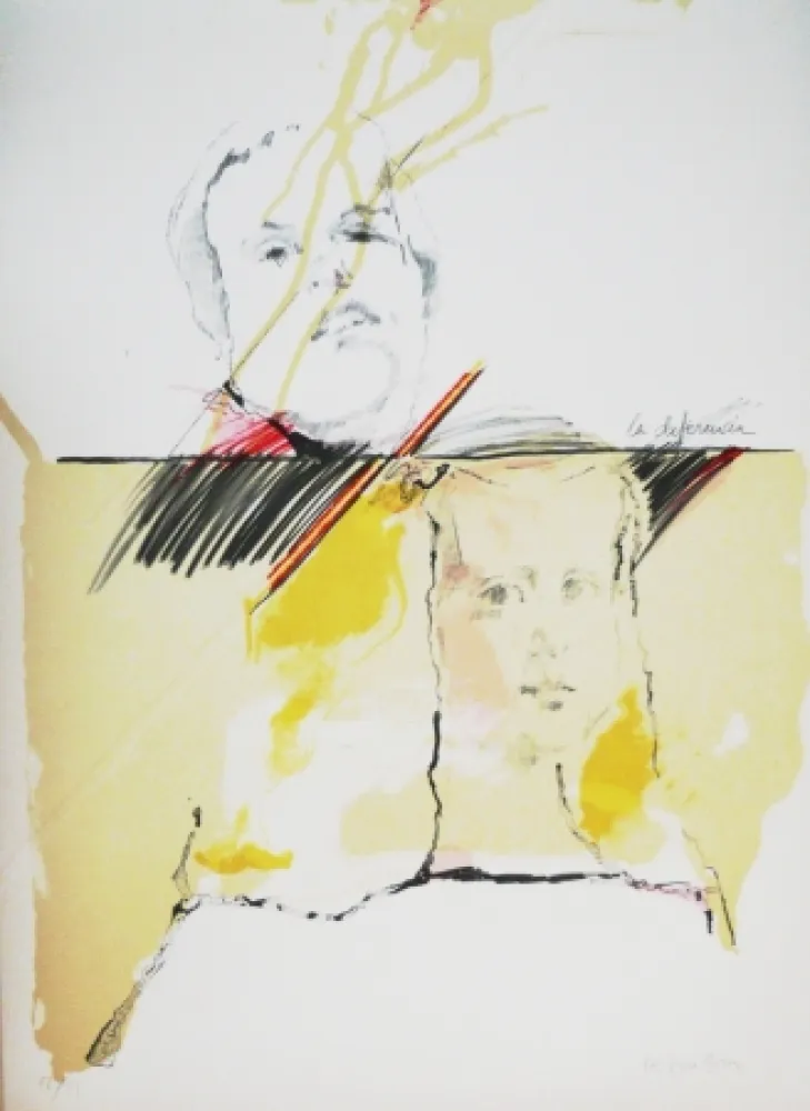 石版画 Bru - Ménine