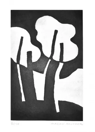 版画 Brueder - Jardin 1