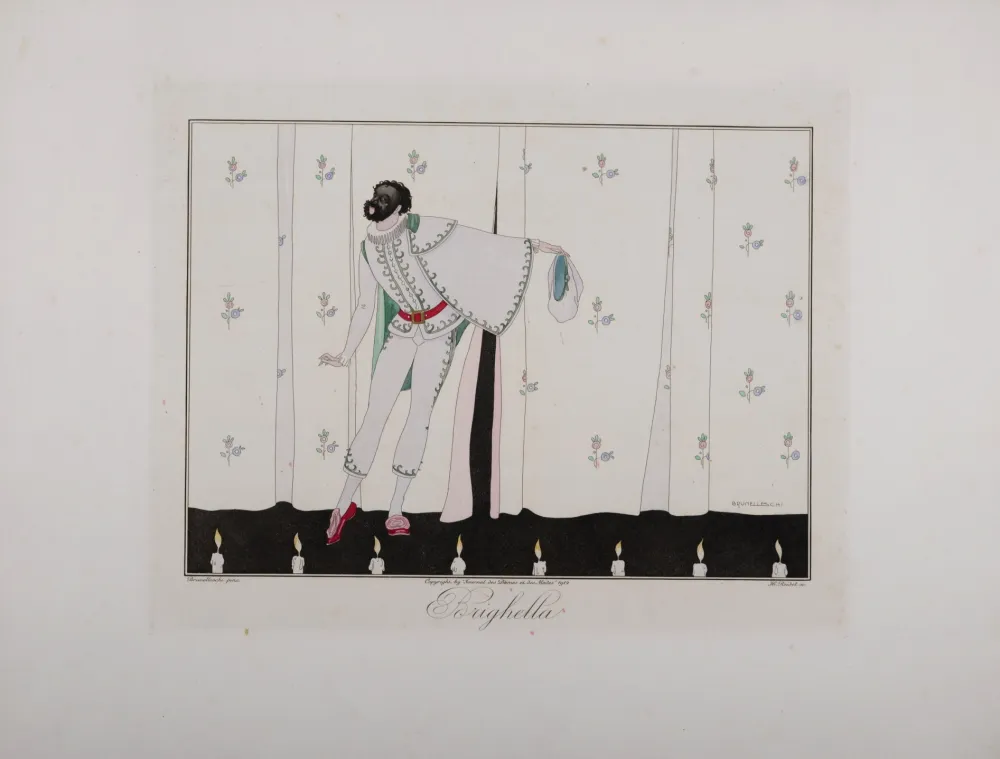 版画 Brunelleschi - Brighella, 1914 - Masterpiece!