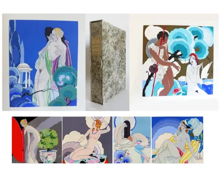 插图书 Brunelleschi - Pierre Louÿs : LES AVENTURES DU ROI PAUSOLE. Avec 17 pochoirs hors-texte (Paris 1930)