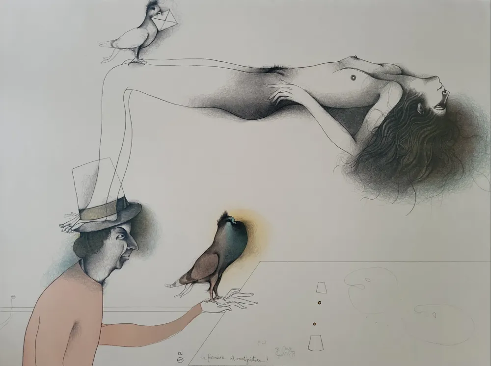 石版画 Bruni - Lettera D`amore