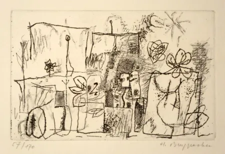 蚀刻版画 Bruppacher - Untitled