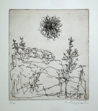 蚀刻版画 Bruppacher - Untitled