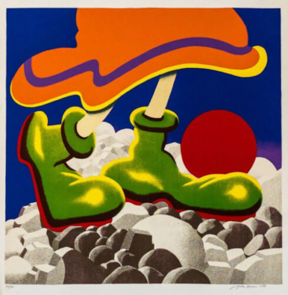 丝网印刷 Brusca - Girl With Beachball