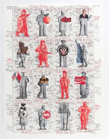 丝网印刷 Bruskin -  Portfolio «Aufbruch aus Moskau»