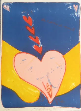 石版画 Brusse - La reine de nuit