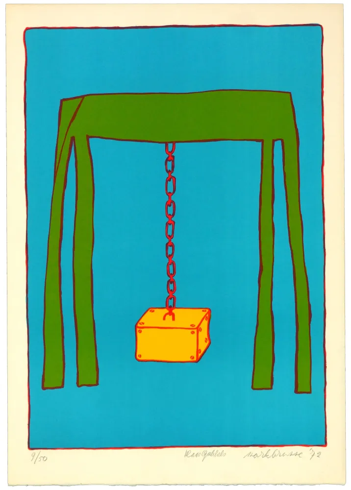 石版画 Brusse - Sans titre