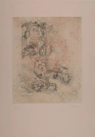 蚀刻版画 Bryen - Composition, 1967