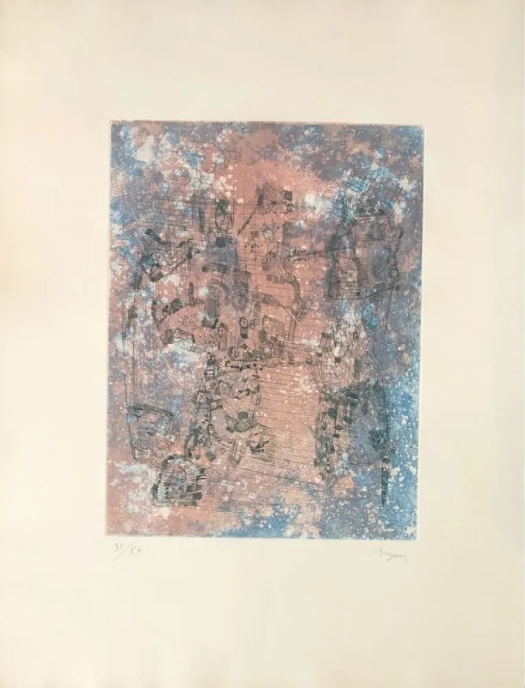 版画 Bryen - Sans titre
