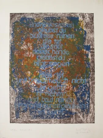 石版画 Bub - Fortschritt? / Progress?