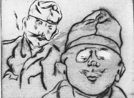 干刻版画 Bucci - Austriaco e Ungherese