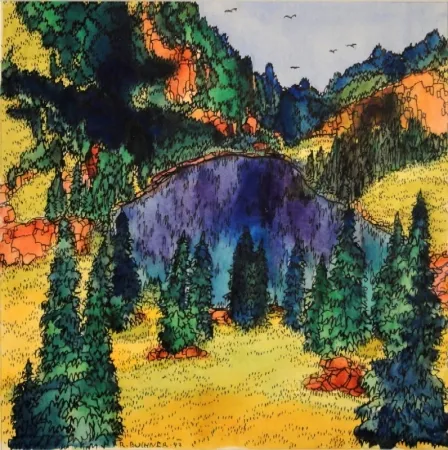 单版画 Buchner - Untitled