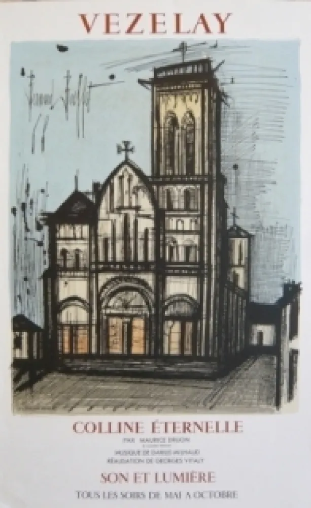 海报 Buffet - Affiche exposition Vezelay