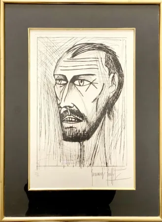 干刻版画 Buffet - Autoportrait