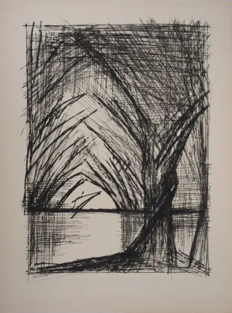 版画 Buffet - Cathédrale d'arbres