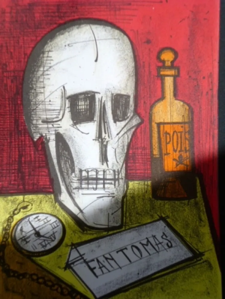 石版画 Buffet - Fantomas