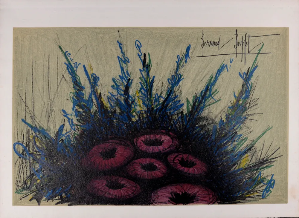 石版画 Buffet - Herbier