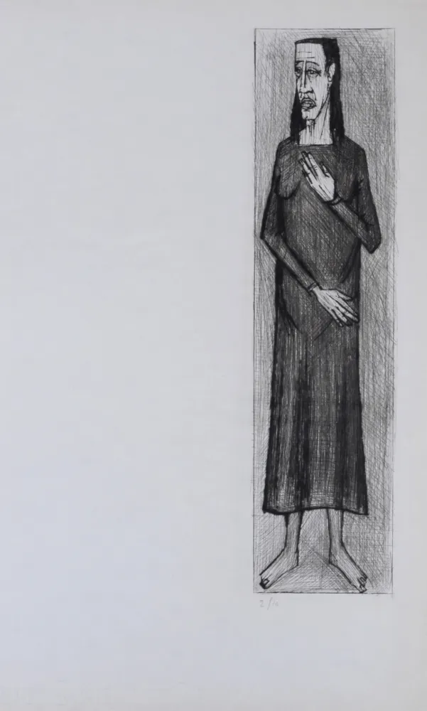 蚀刻飞尘法 Buffet - Homme de face, La Passion du Christ