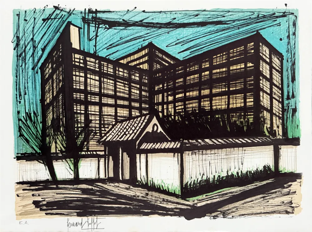 石版画 Buffet - Hôtel Fujita à Kyoto