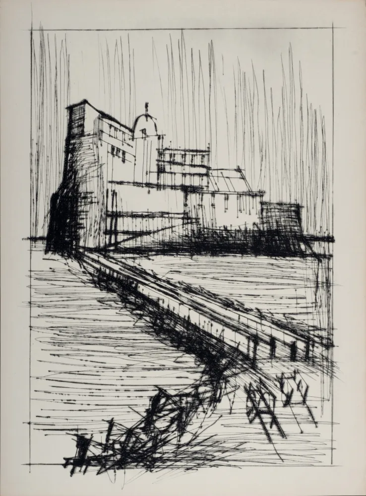 干刻版画 Buffet - La Forteresse, 1959