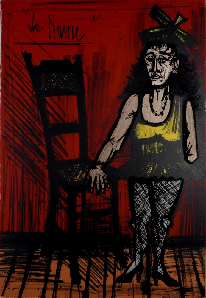 石版画 Buffet - La Naine, 1968