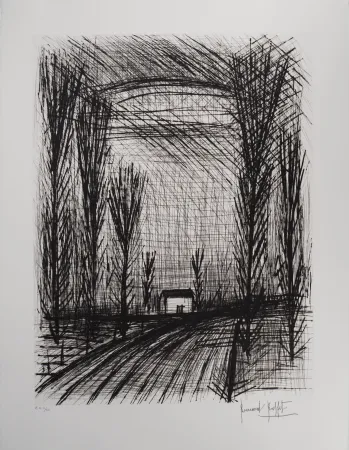 版画 Buffet - La route